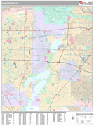 Grand Prairie Digital Map Premium Style